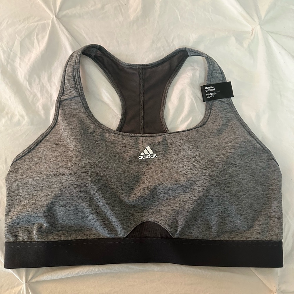 Adidas Powerreact Training Support Padded Sports Bra SZ XL NEW